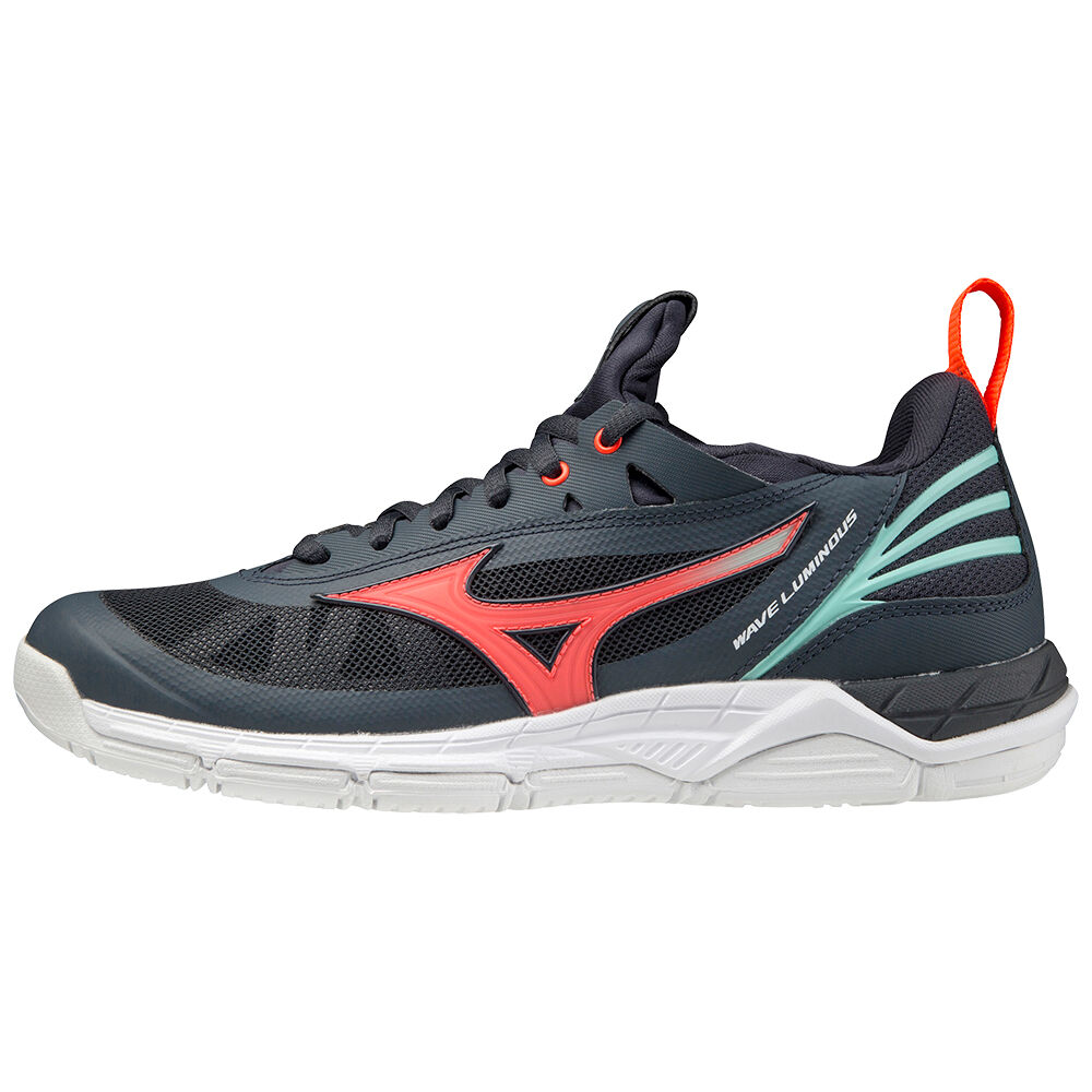 Mizuno Wave Luminous Női Röplabda Cipő Sötétkék/Korall ERO076825